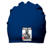 Хлопковая шапка для качалки "Fuck off, i`m training"